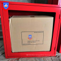 Red Steel Fire Hose Reel cabinet with Glass Window